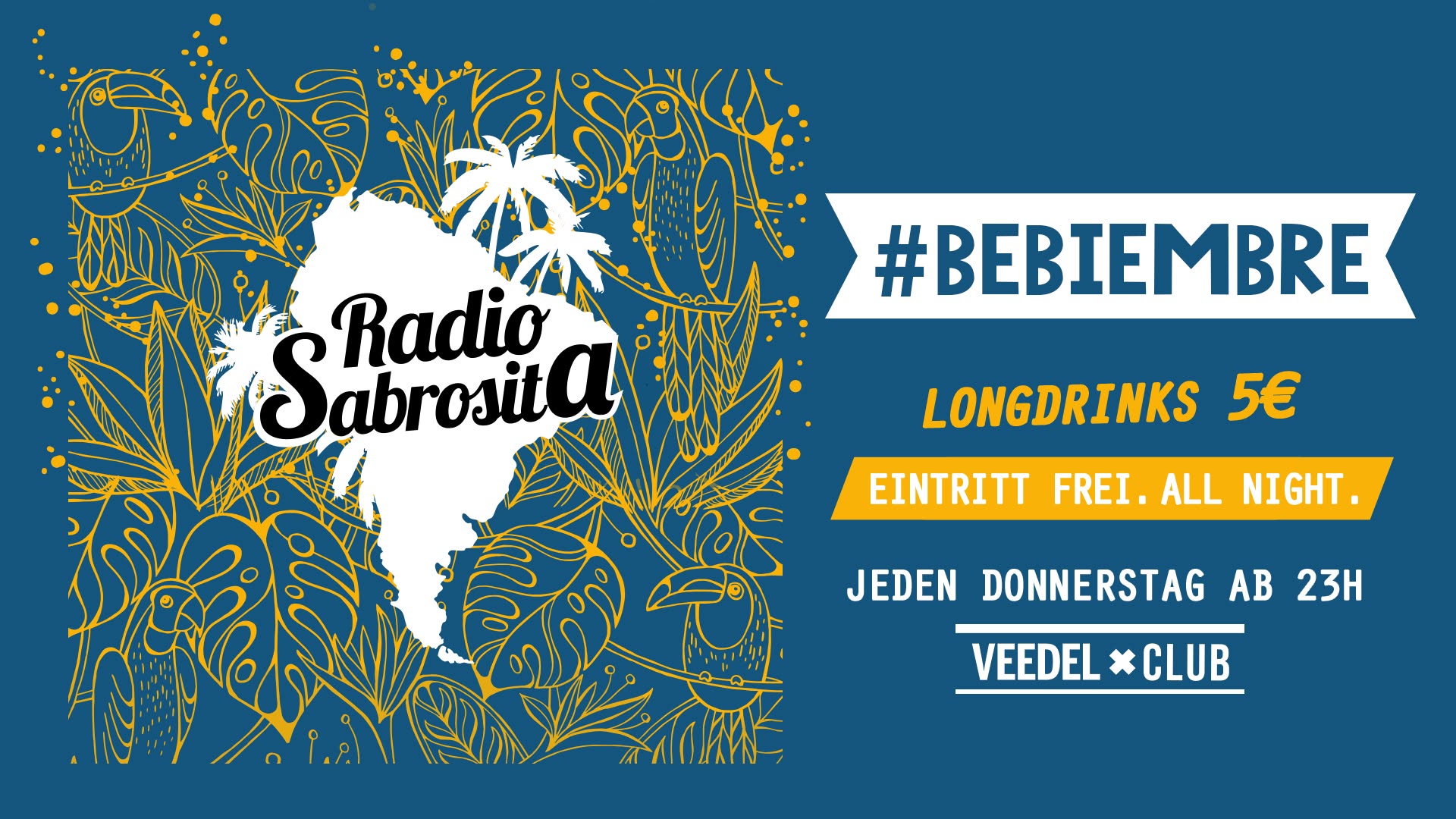 RADIO SABROSita • Do 21.11. • im Veedel Club