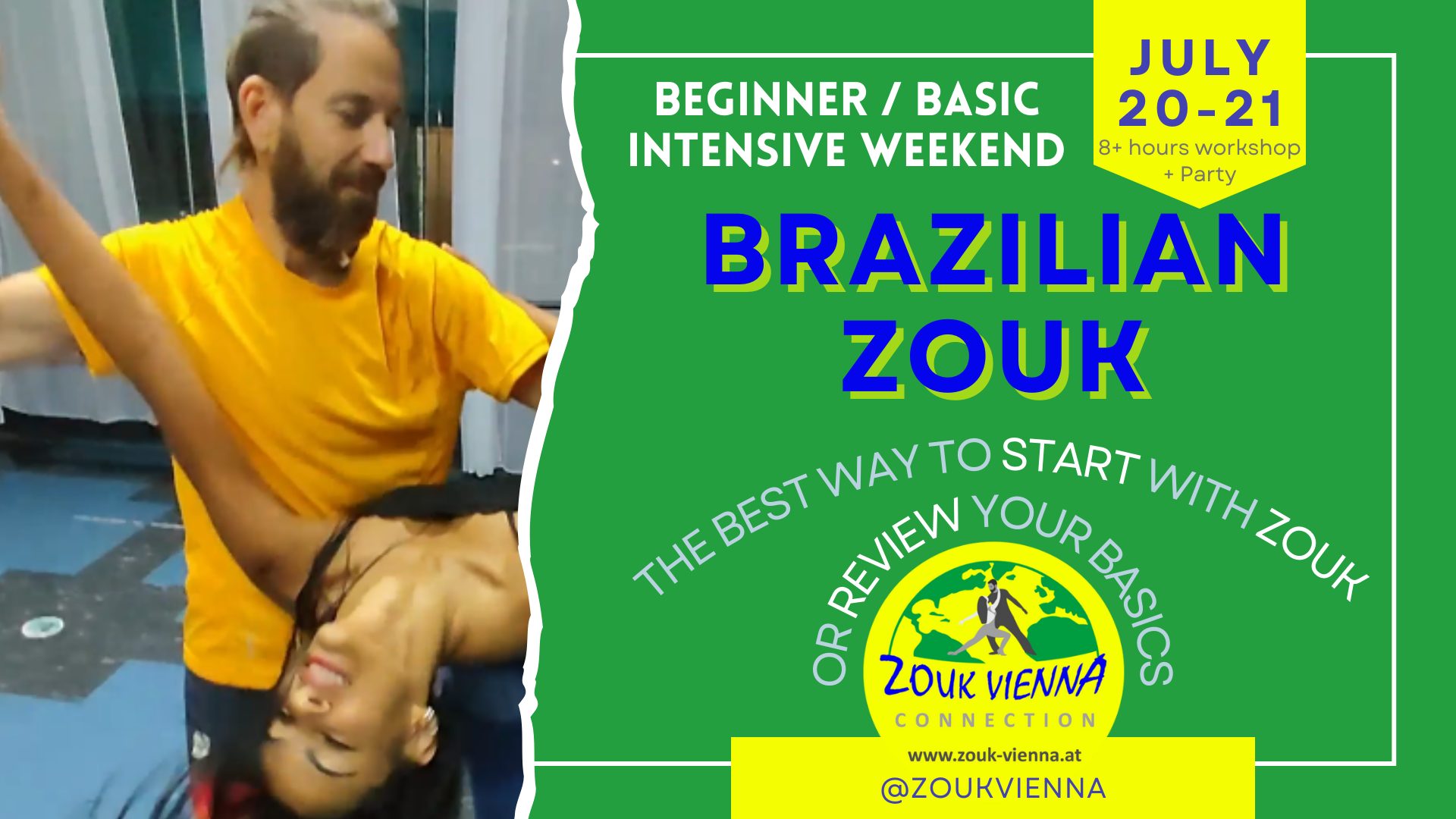 Brazilian Zouk Beginner Basic Intensive Weekend