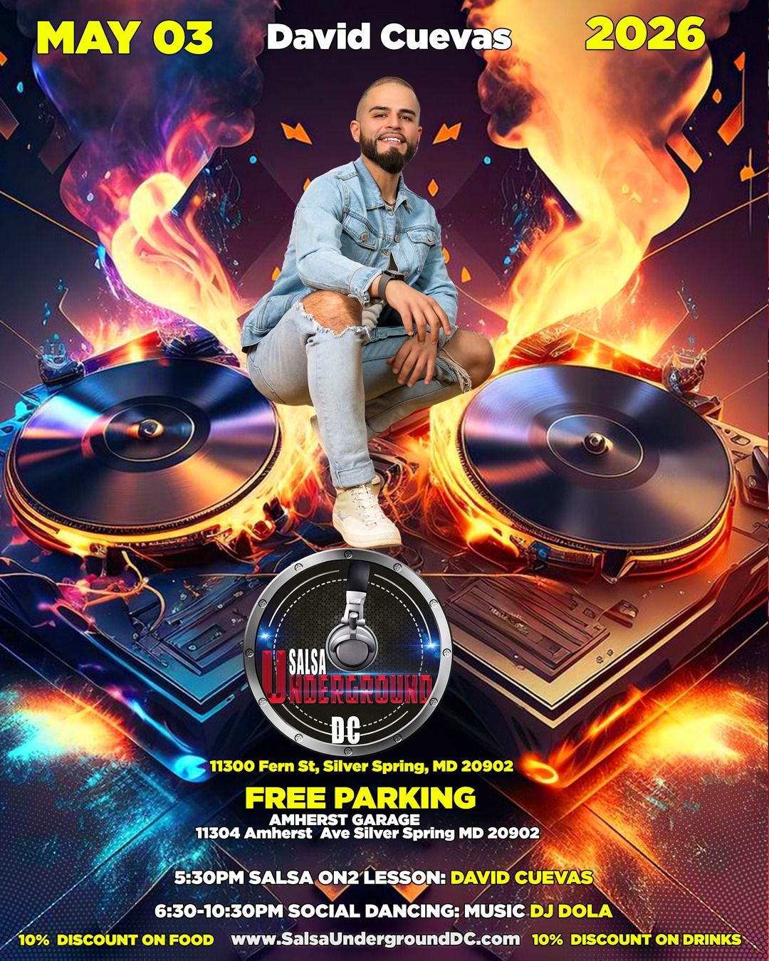πΆπ Salsa Underground DC: May 3rd