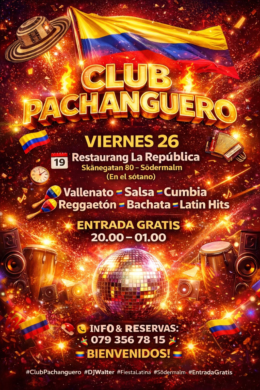 CLUBPACHANGUERO (SOTANO),-LA REPUBLICA SKÅNEGATAN 80 SÖDER