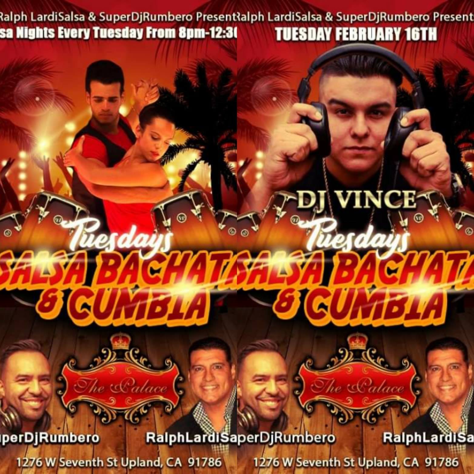 Tuesday Salsa Bachata & Cumbia Night