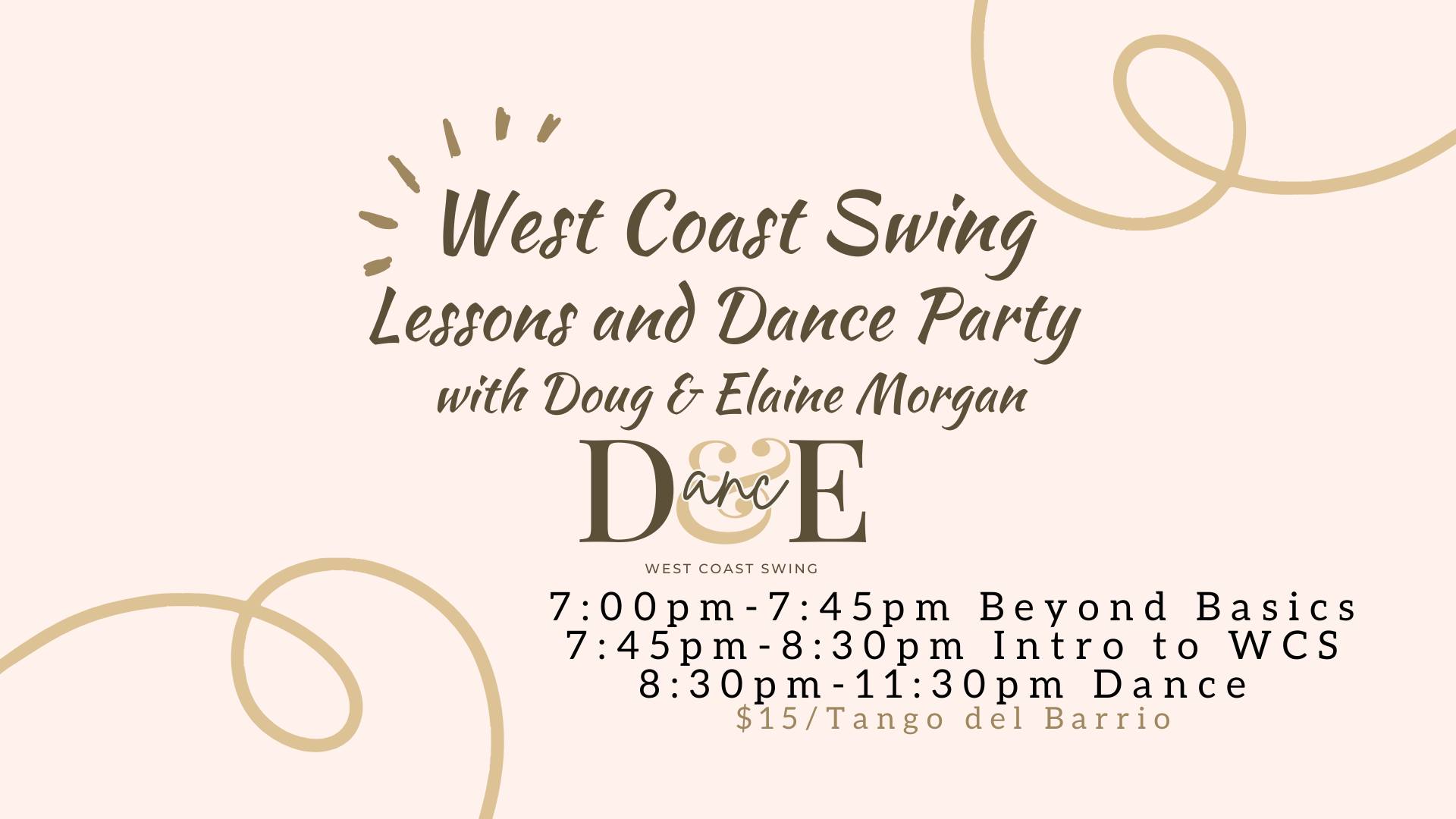 April WCS Lessons and Dance