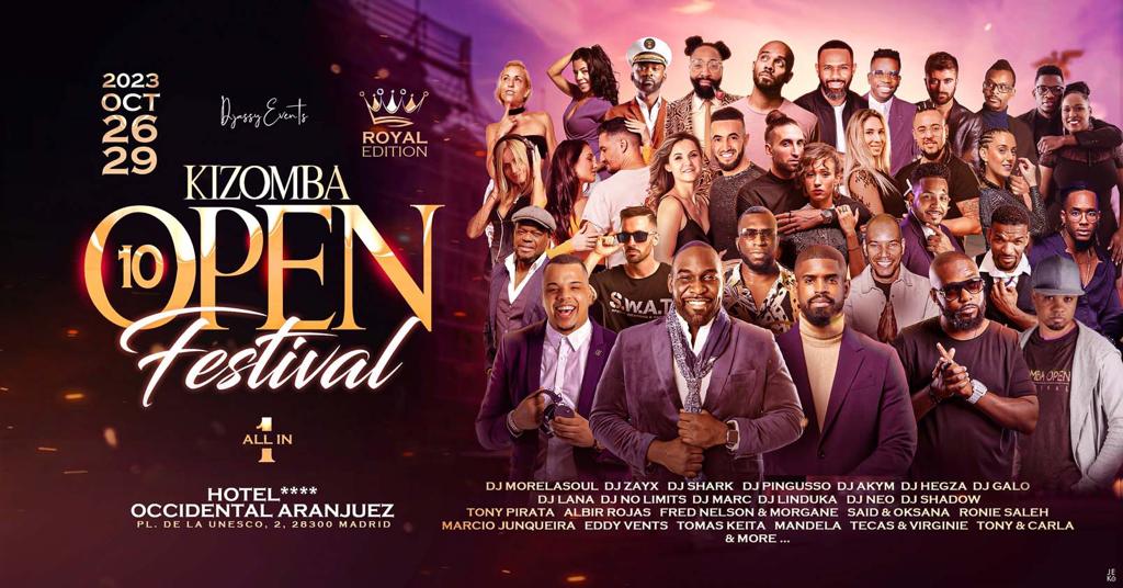 Kizomba Open Festival Madrid 2023 "ROYAL EDITION" - Official Event