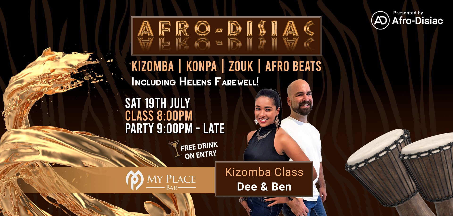 Afrodisiac July 2025 - Helens Farewell!