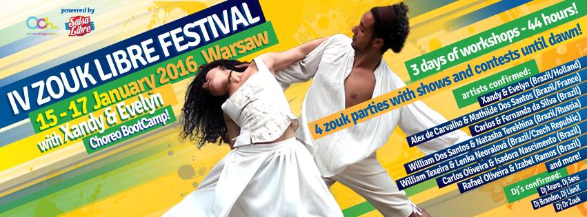 IV Zouk Libre Festival 15 -17 Jan 2016