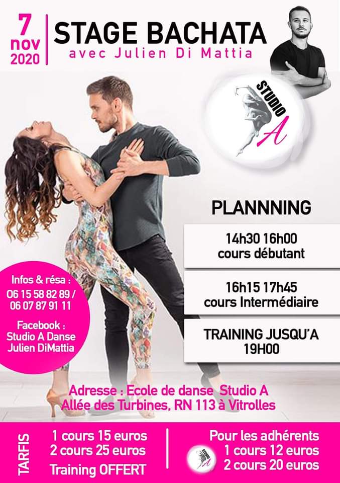 Stage bachata avec Julien