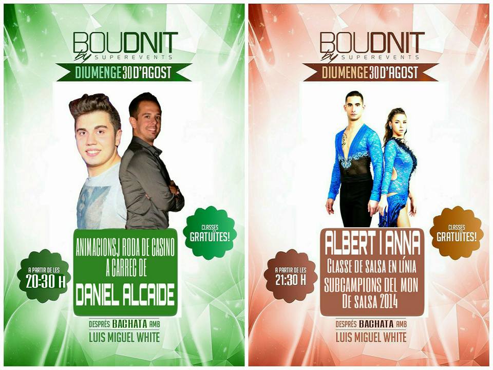 DOMINGO 30 EN BOU DE NIT, CLASES DE SALSA