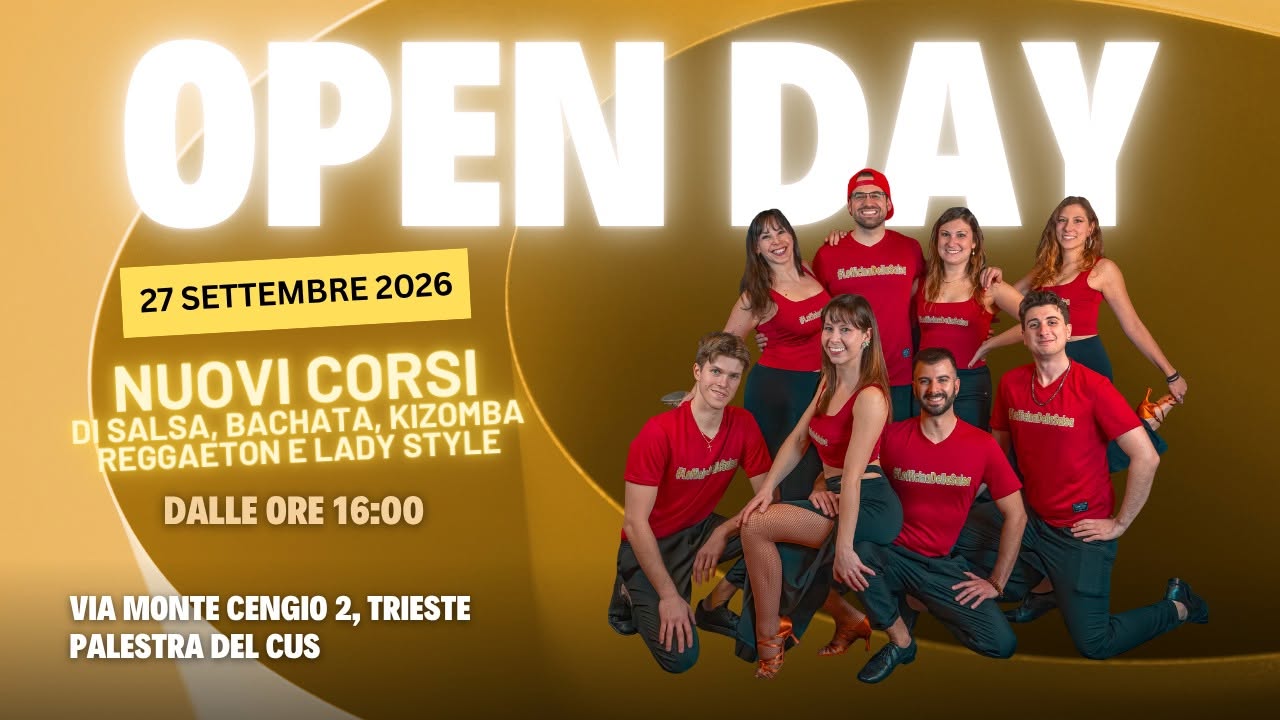 OPEN DAY - 27 SETTEMBRE 2026 DALLE ORE 16:00