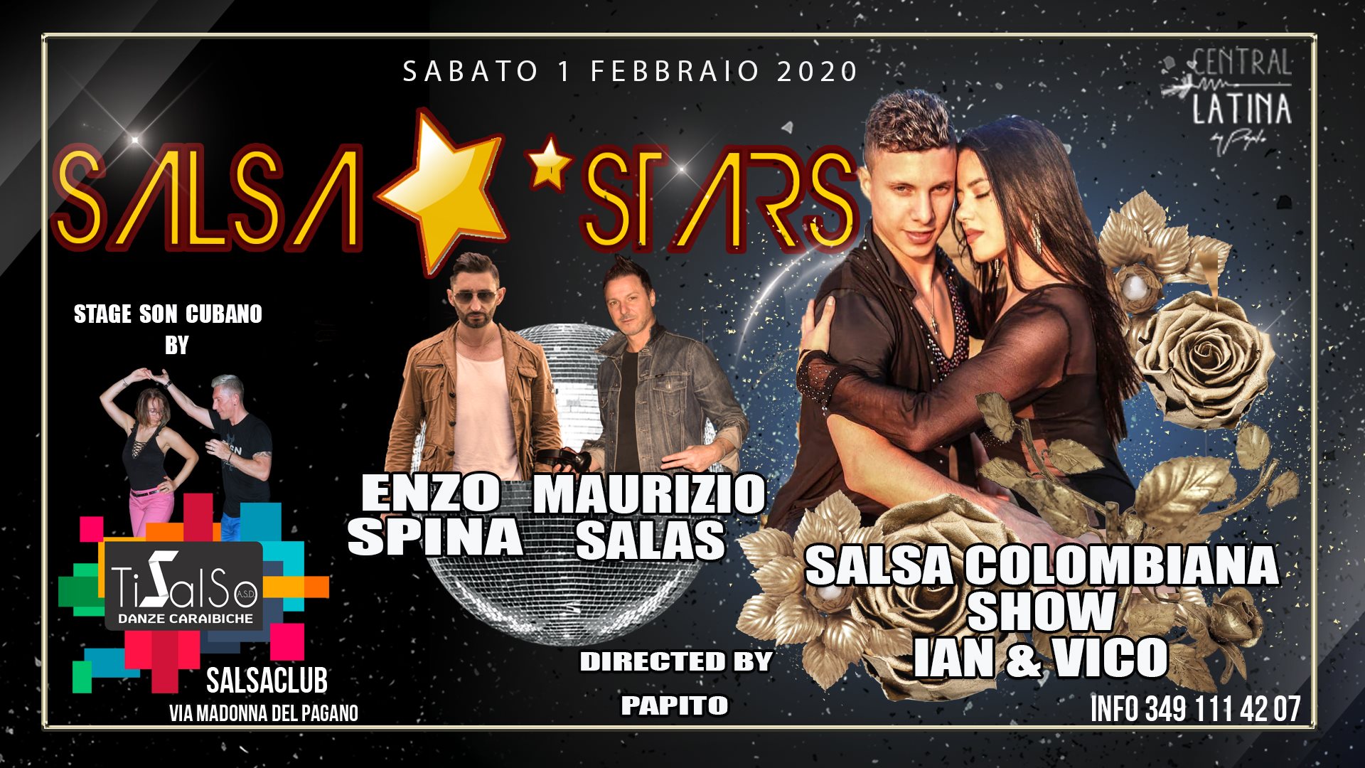 SalsaStars sabato 1 febbraio solo al SalsaClub