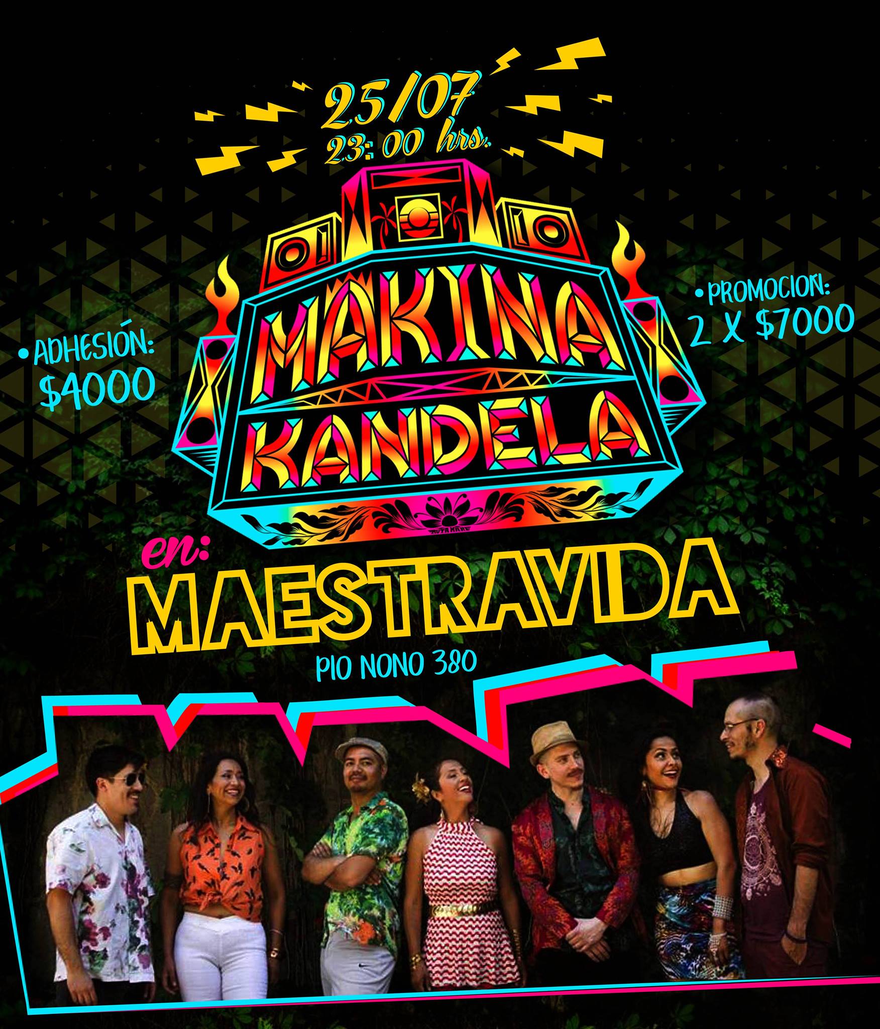 Makina Kandela en Maestra Vida