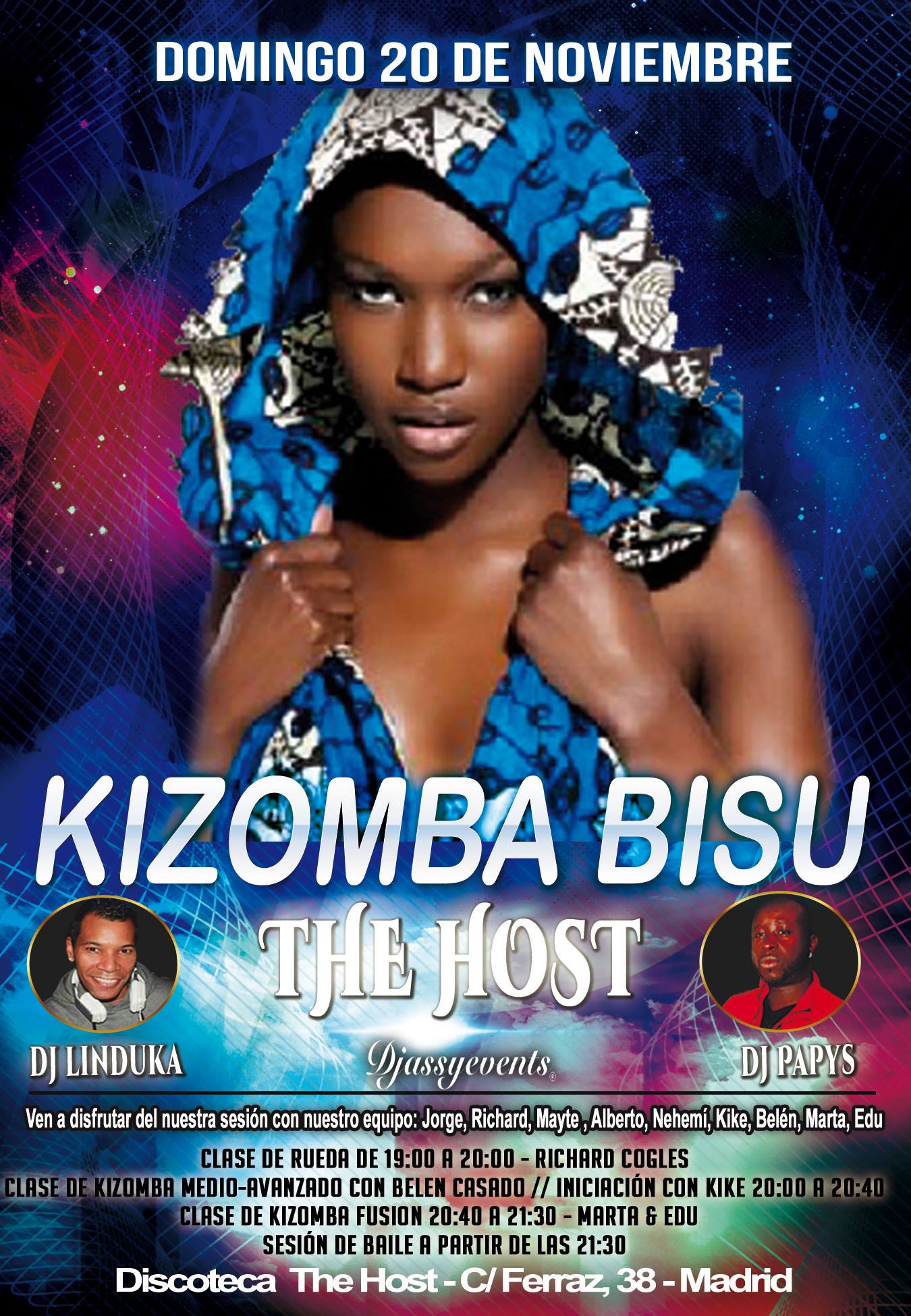 ★The Host Kizomba Bisú★ Domingo 20 de Noviembre de 2016