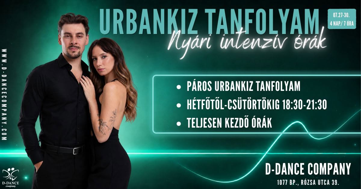 Kezdő UrbanKiz Intenzív hét D.D.C.