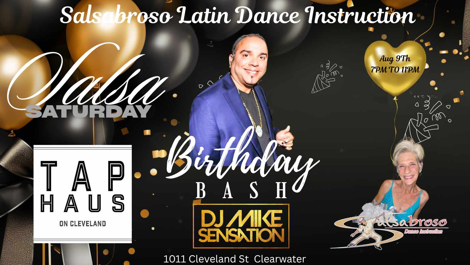 Salsabrosos' Salsa Saturday DJ Mike Sensations Birthday Bash