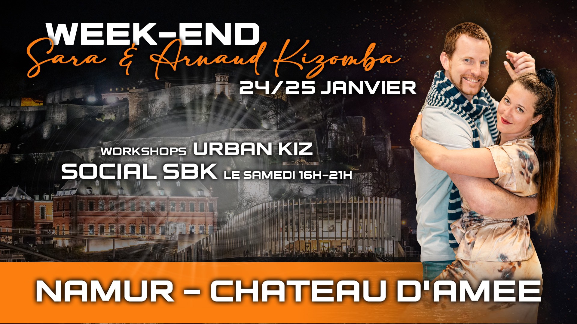 Sara & Arnaud Kizomba - Weekend à Namur