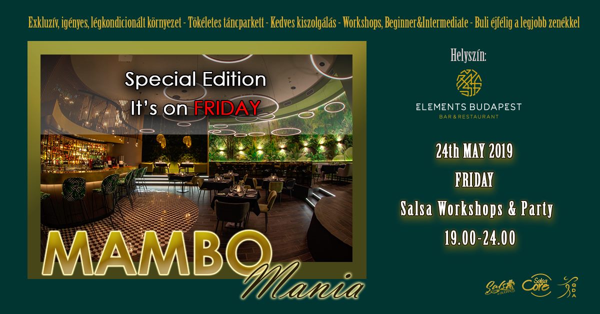 MAMBO MANIA Salsa night on Friday