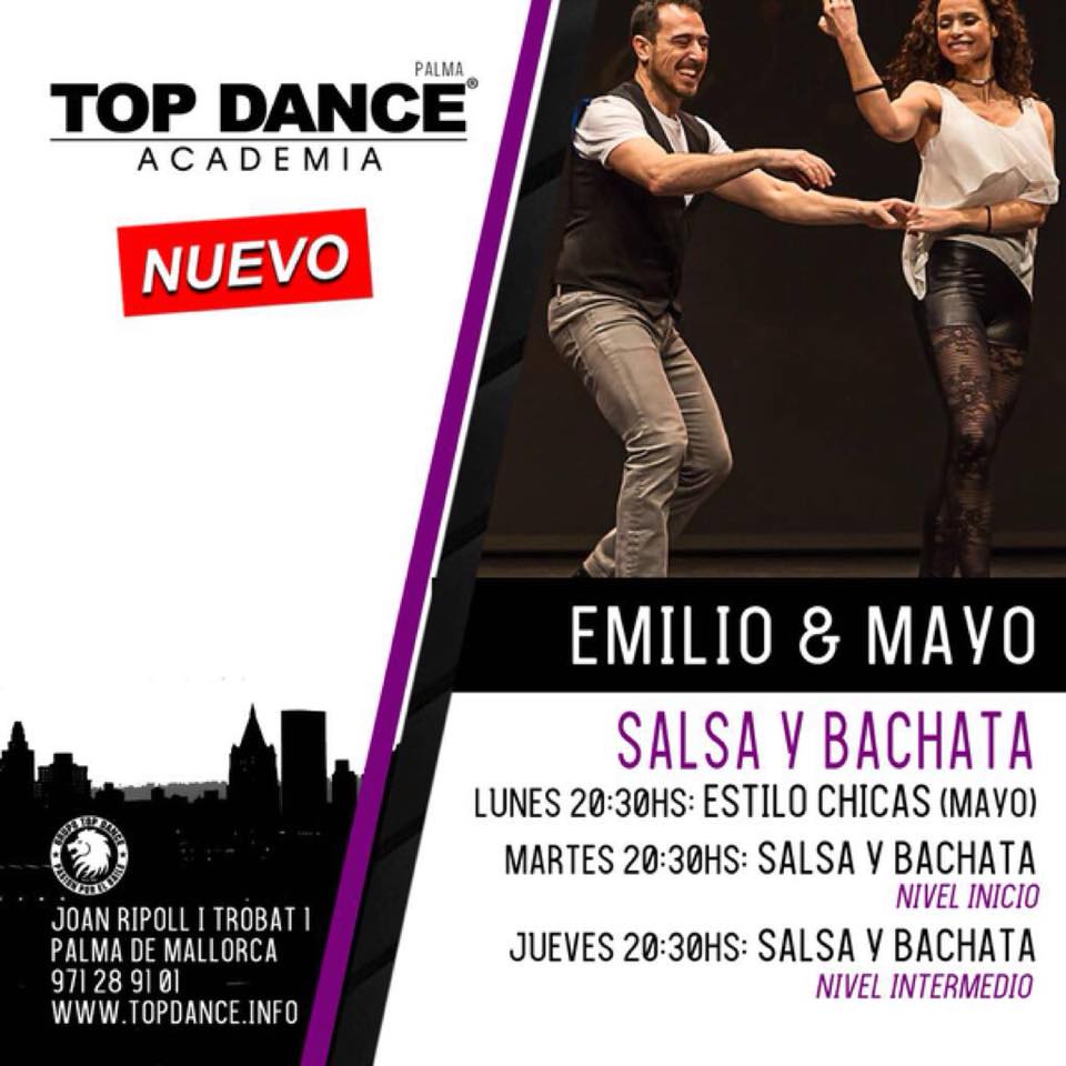 Salsa y Bachata en Top Dance