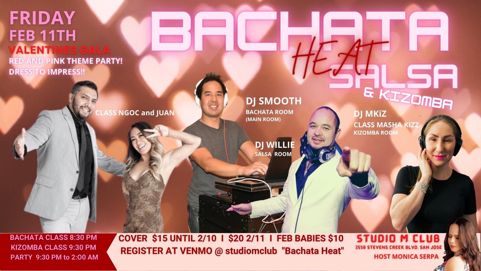 Bachata & Salsa Heat, VALENTINES GALA
