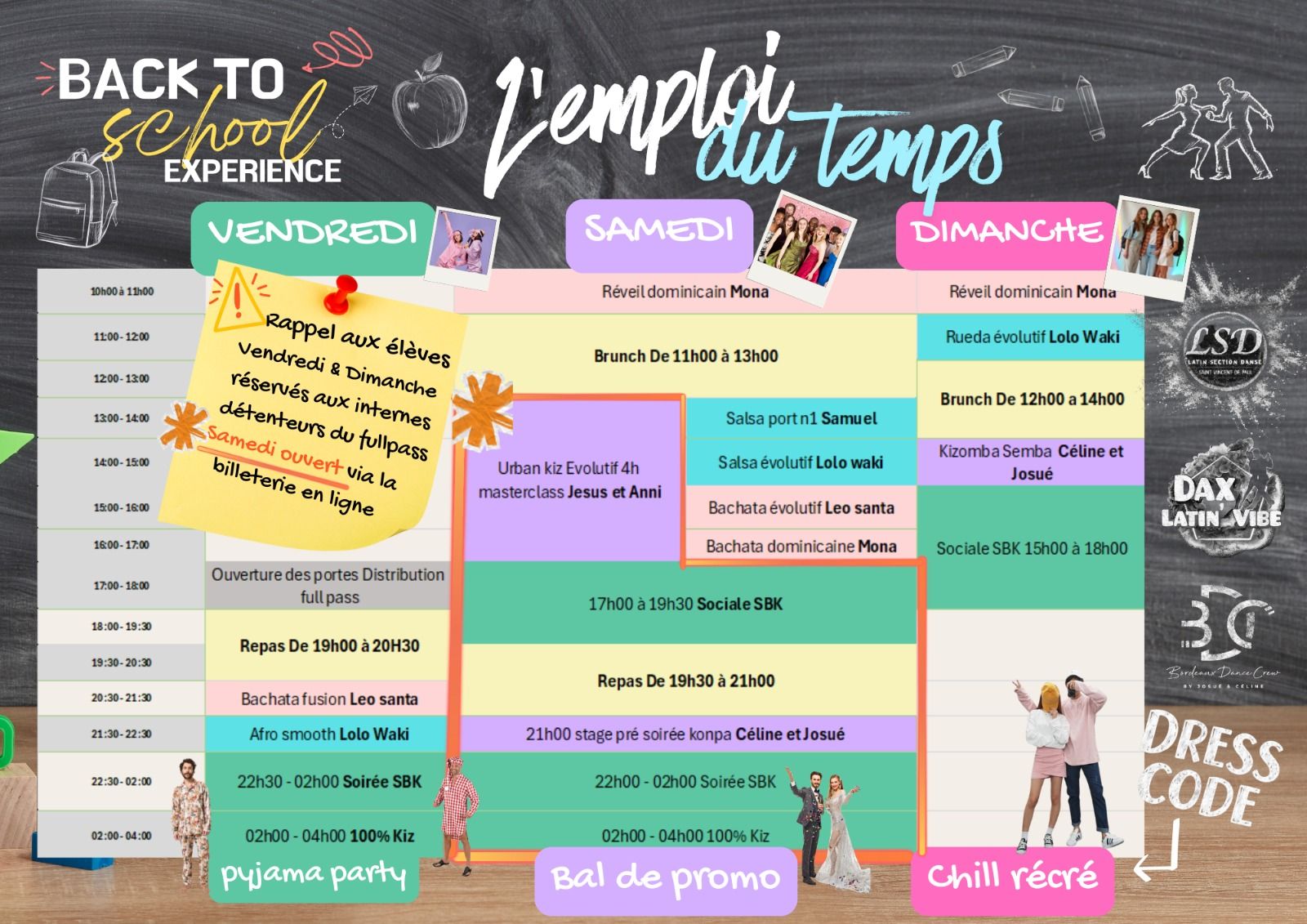 BACK TO SCHOOL EXPERIENCE