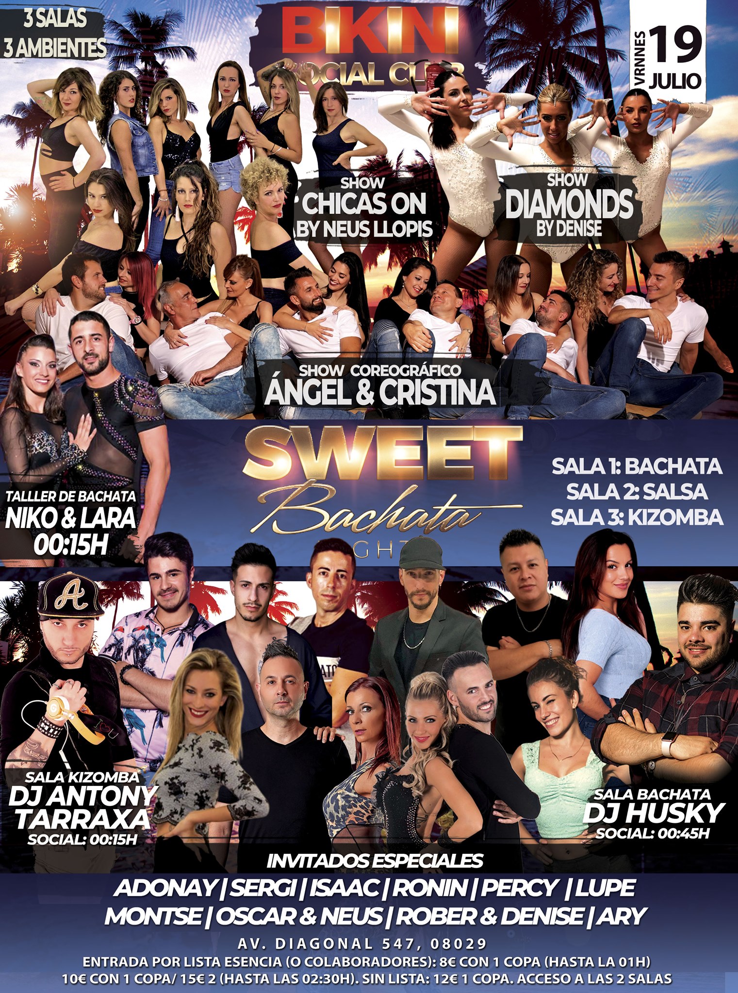 Bikini S B K Barcelona Friday 19 JULIO - Lista Bikini Esencia