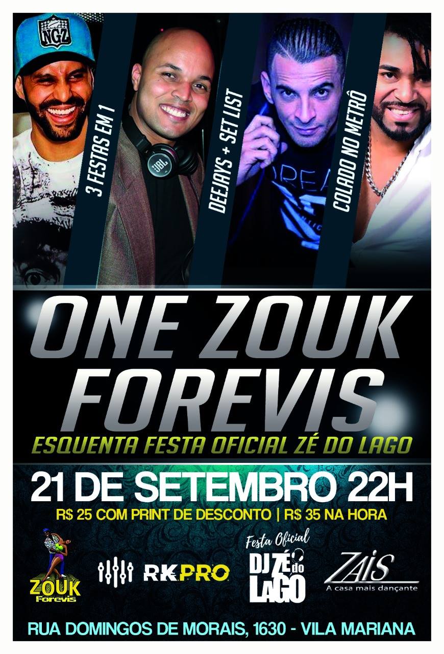 One Zouk Forevis Esquenta Festa Oficial DJ Zé do Lago