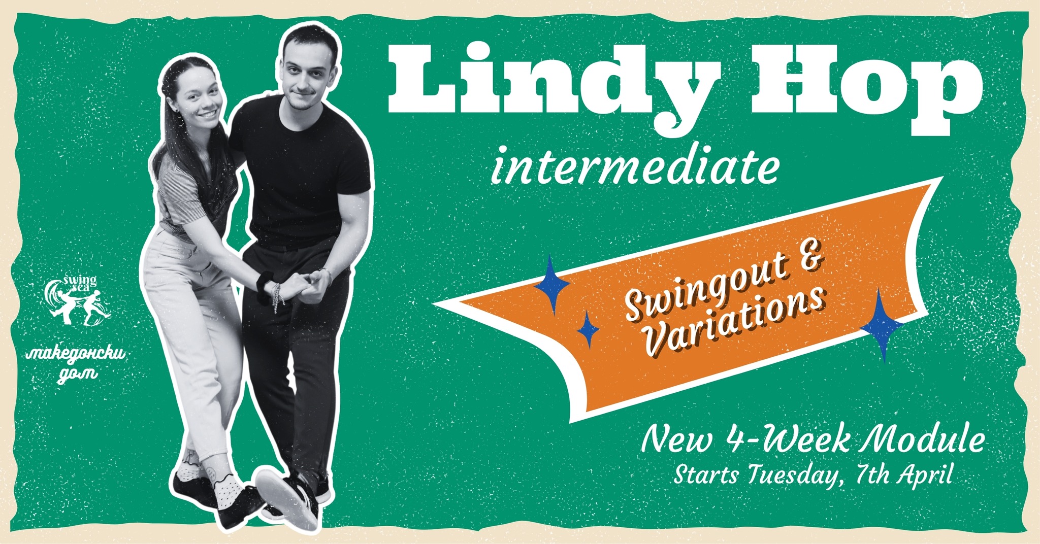 Lindy Hop Intermediate - New 4 Week Module Starts 07.04 🎺💃