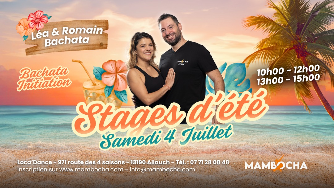 Stage Bachata Initiation avec Léa et Romain à Mambocha