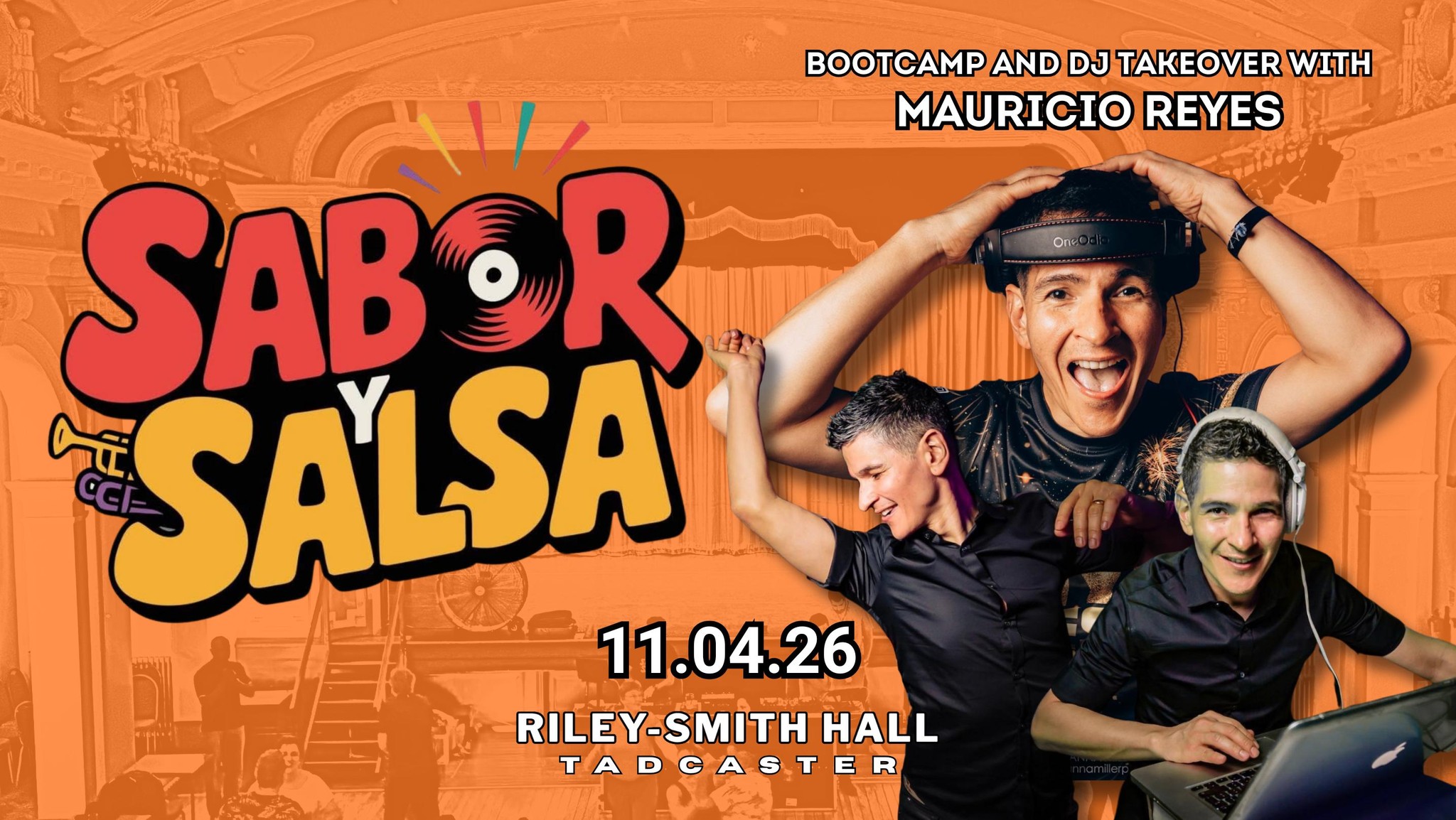 Sabor y Salsa at Riley Smith Hall - Bootcamp & DJ Takeover with Mauricio Reyes