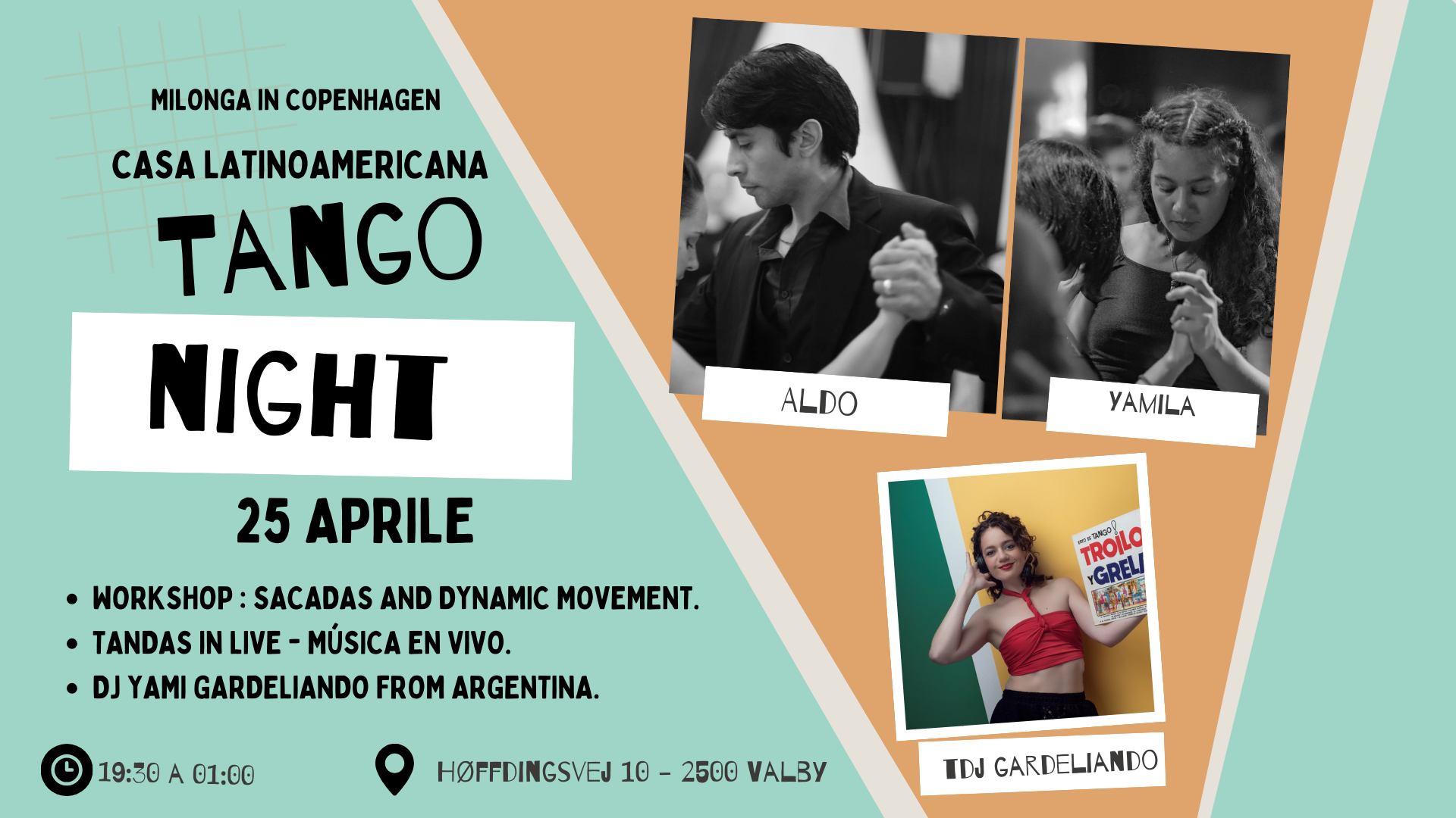 Tango Night at La Casa Latinoamericana - Copenhagen💃 🎶✨
