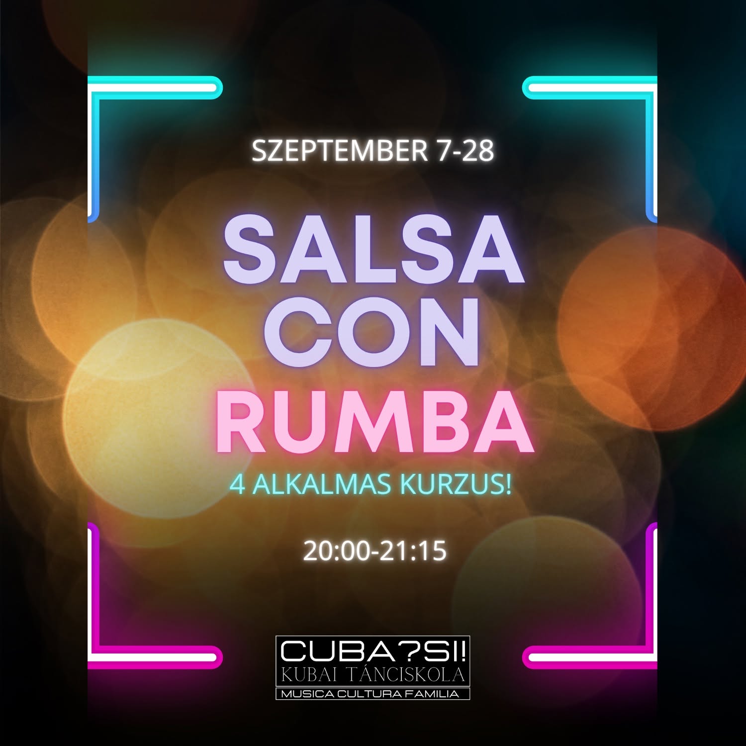 Salsa con Rumba - 4 alkalmas kurzus