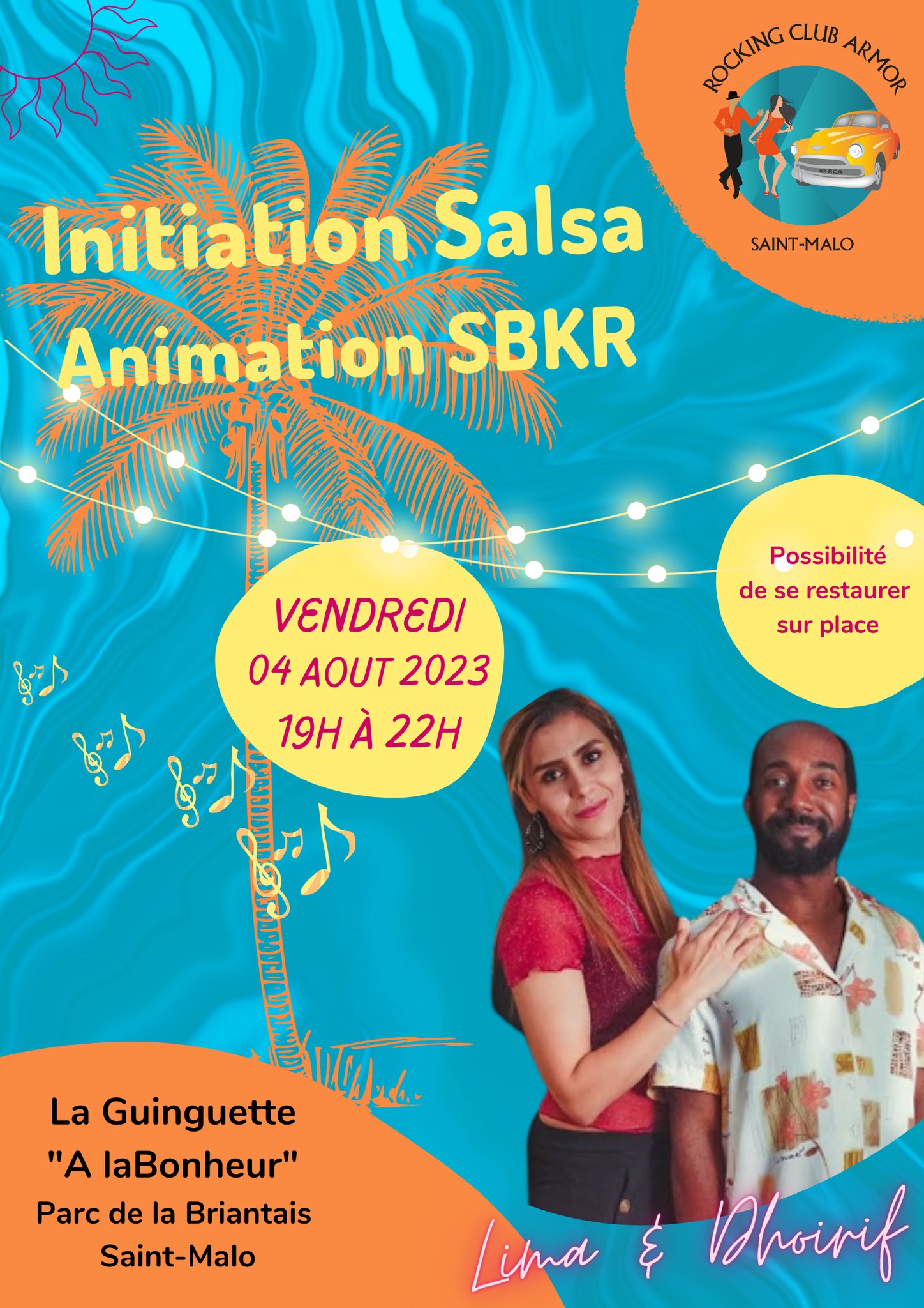 Rocking Club Armor : Initiation Salsa et Animation SBKR avec Dhoirif & Lima