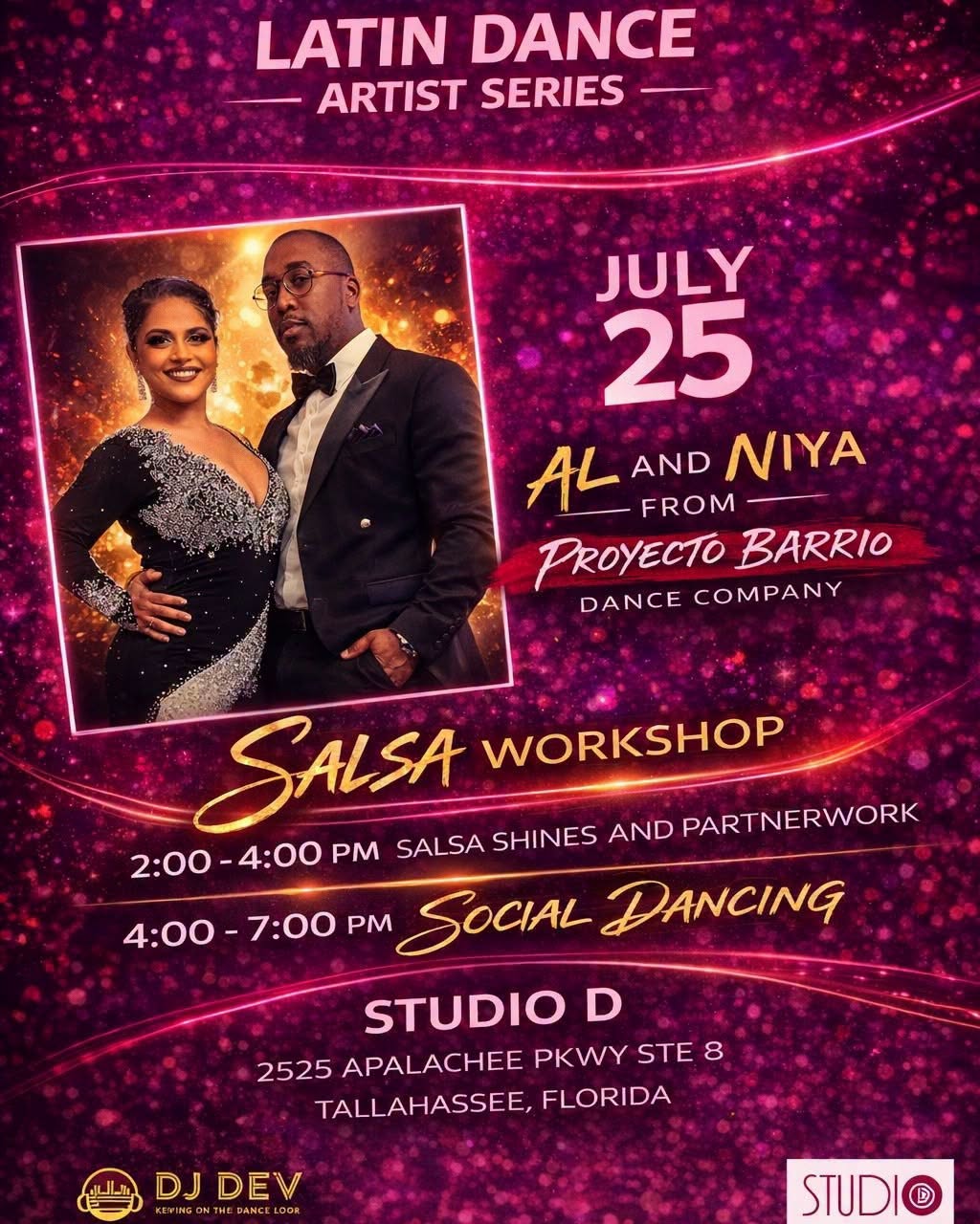 Latin Dance Day Party with Al and Niya