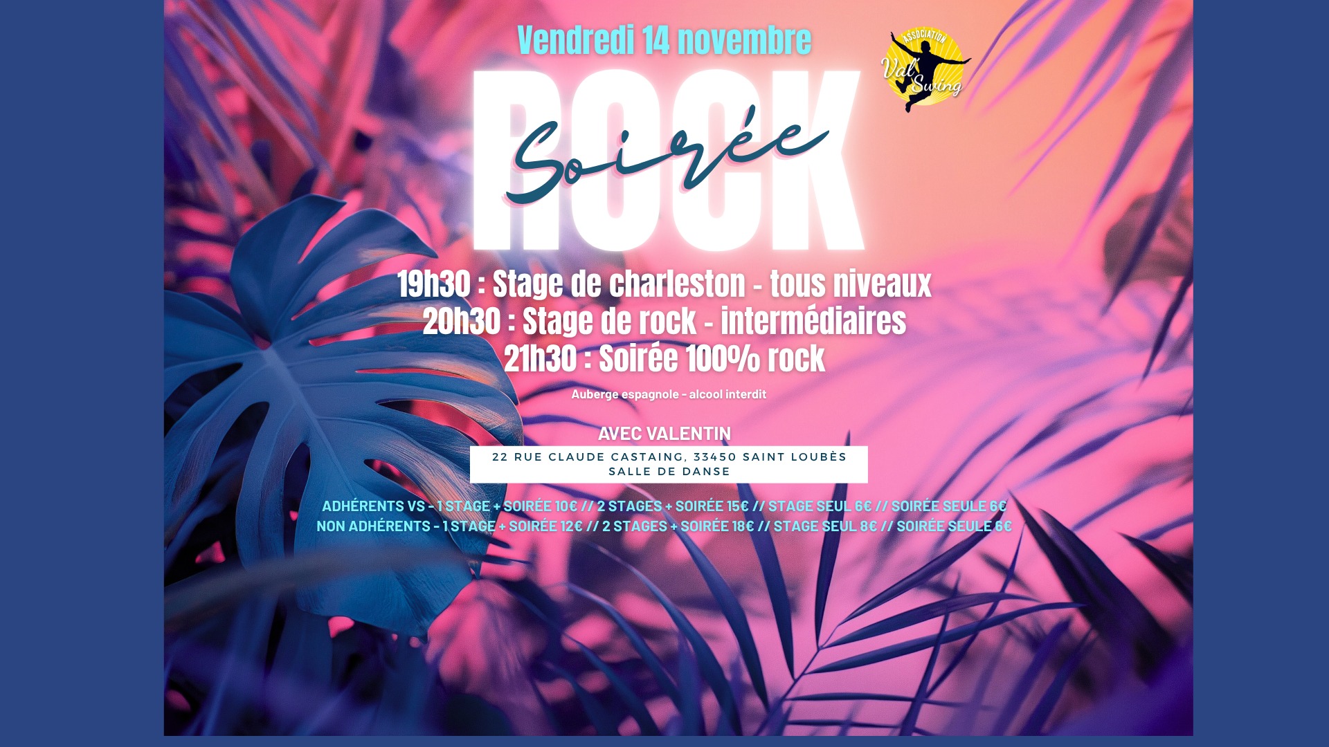Soirée 100% rock à St Loubès (33)