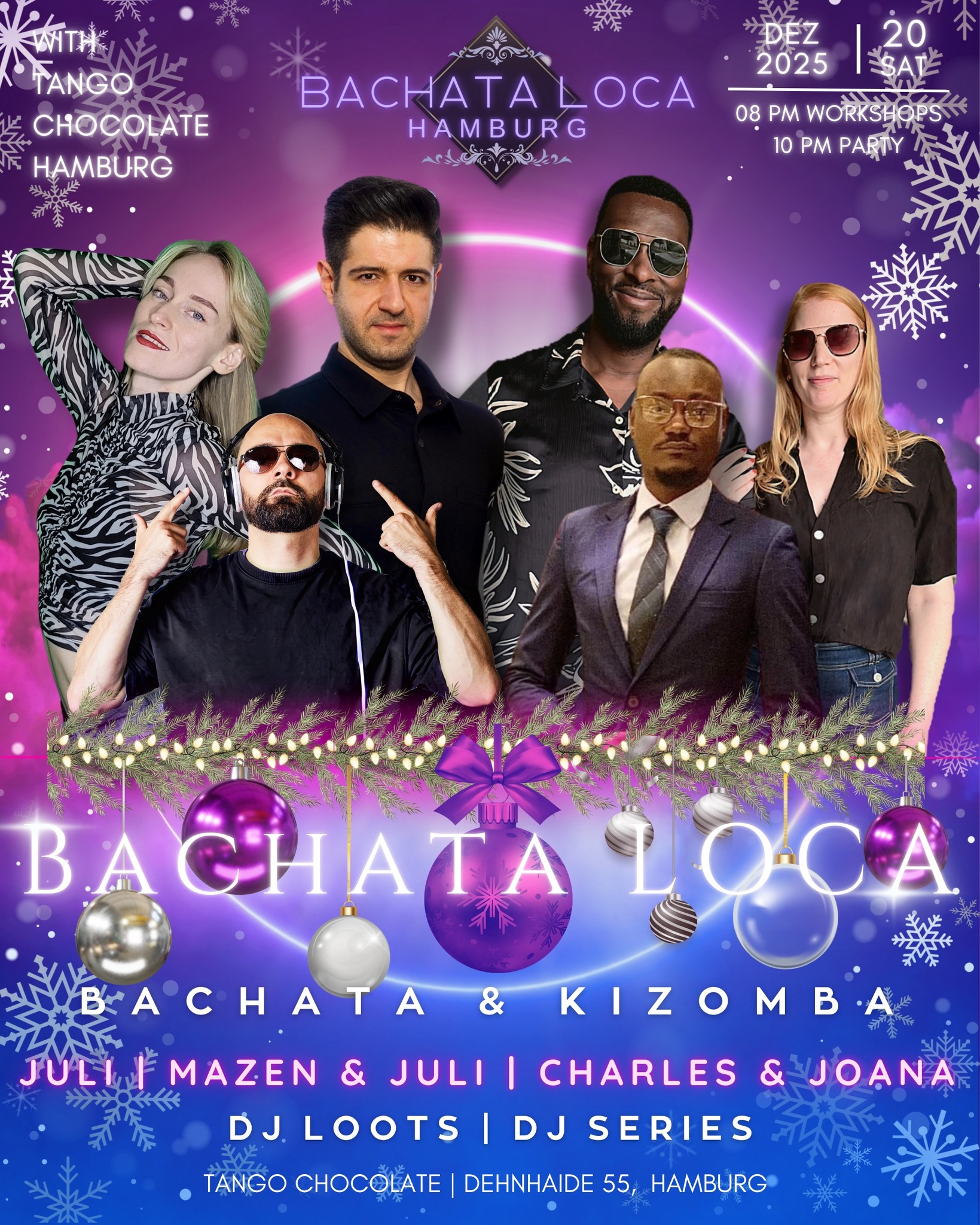 ✨BACHATA LOCA HAMBURG✨ Christmas edition 🎄20. DEZ. 25🎄