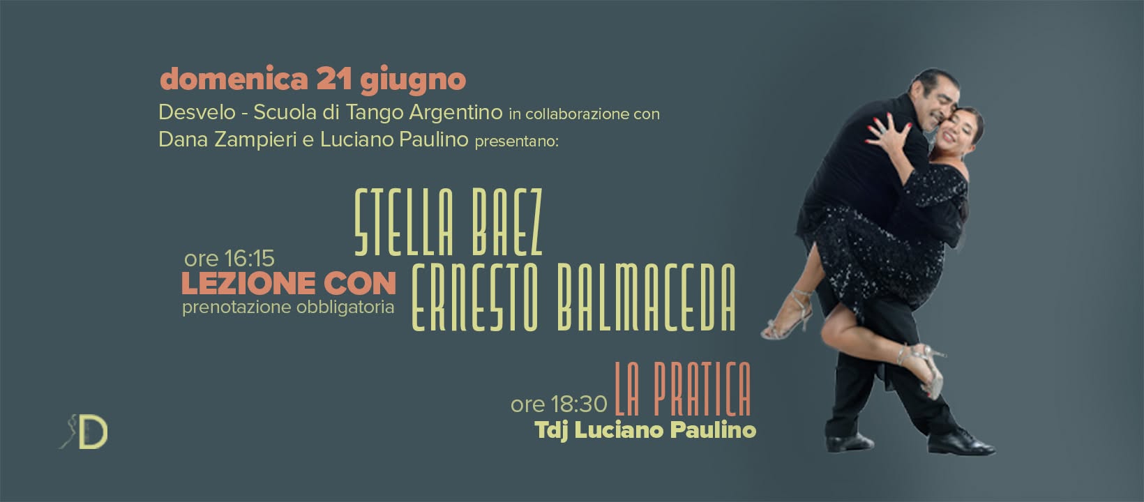 Lezione con Stella Baez ed Ernesto Balmaceda + Pratica