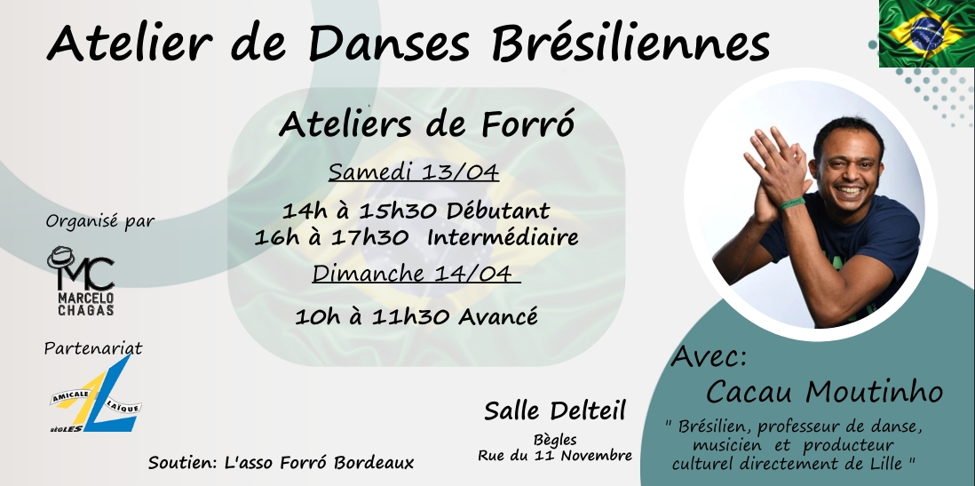Atelier de Danses brésiliennes ( Forró )