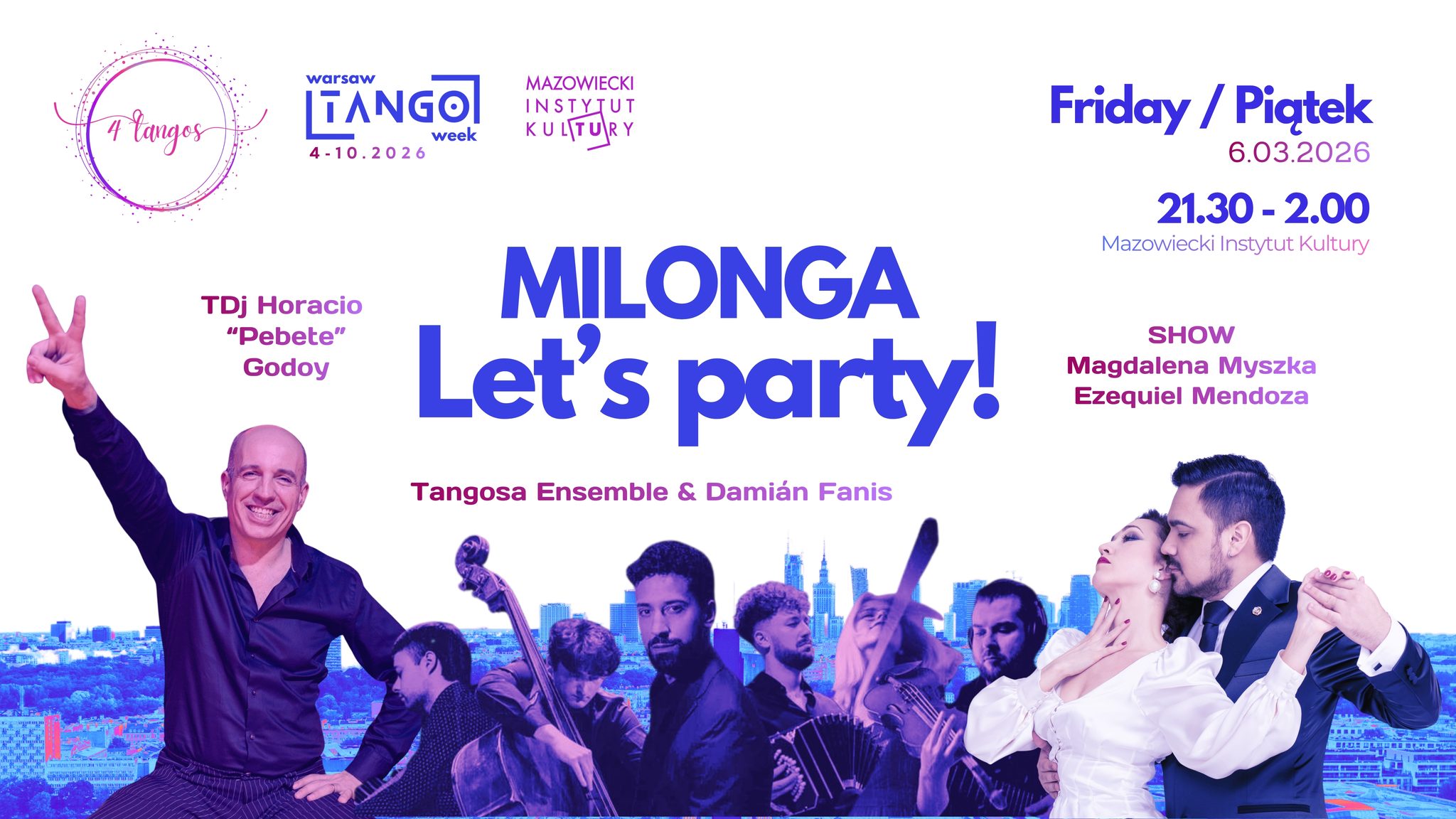 Milonga LET’S PARTY - WARSAW TANGO WEEK 2026