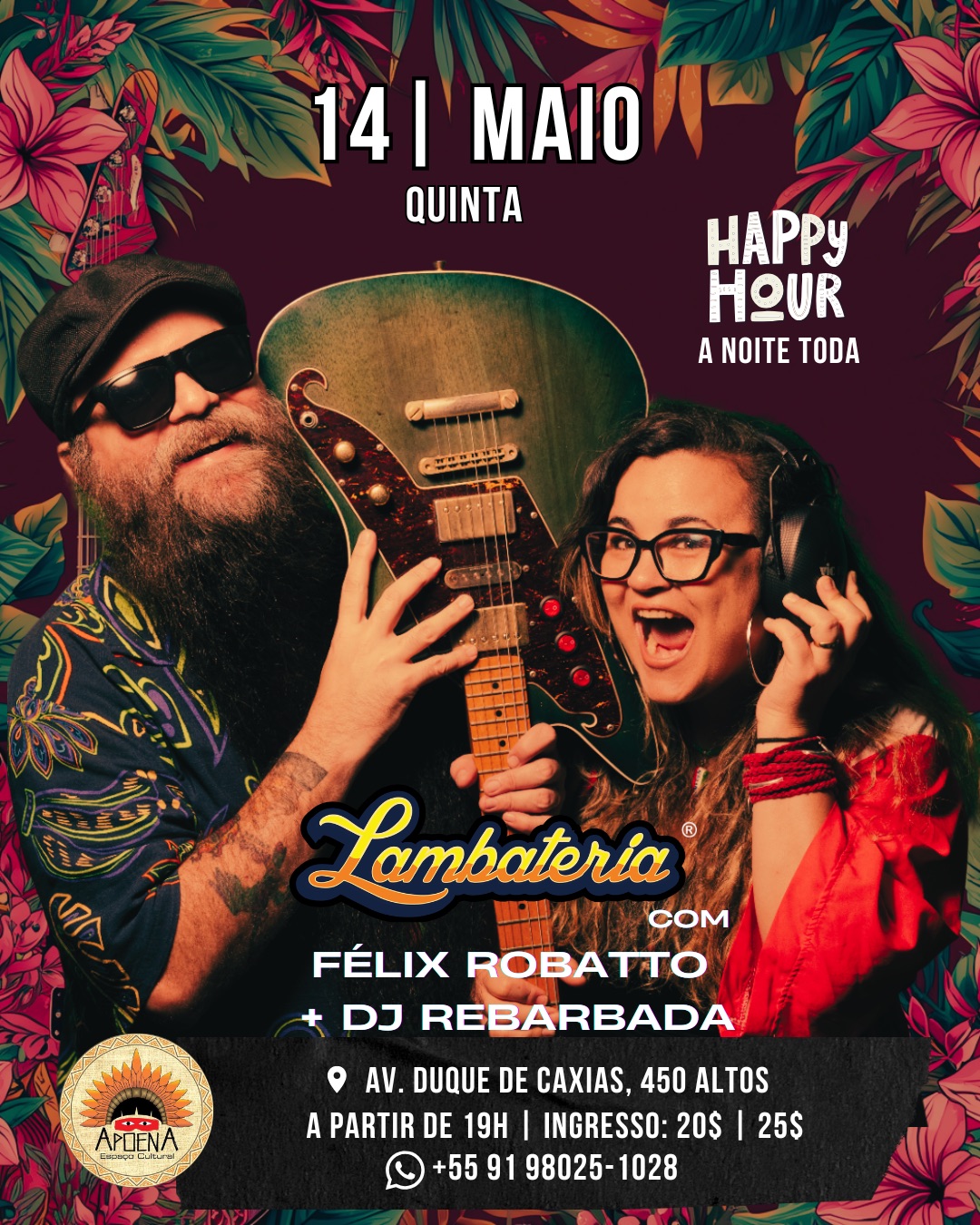 Lambateria com Félix Robatto e DJ Rebarbada