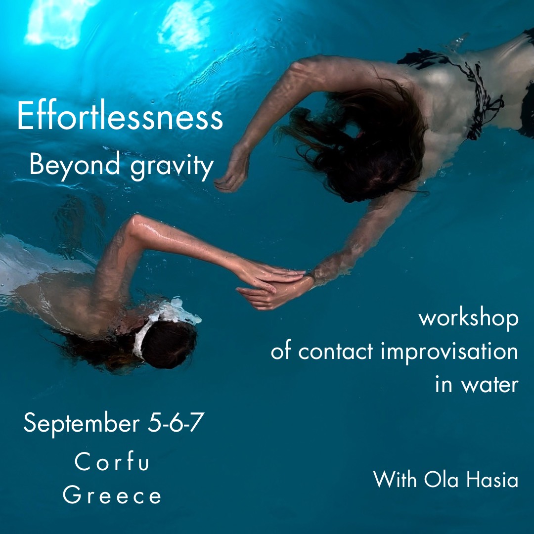 Effortlessness, Beyond Gravity - a Pre-Festival workshop of Contact Improvisation in Water