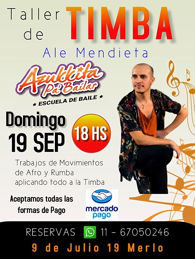 Taller de TIMBA Ritmos Cubanos