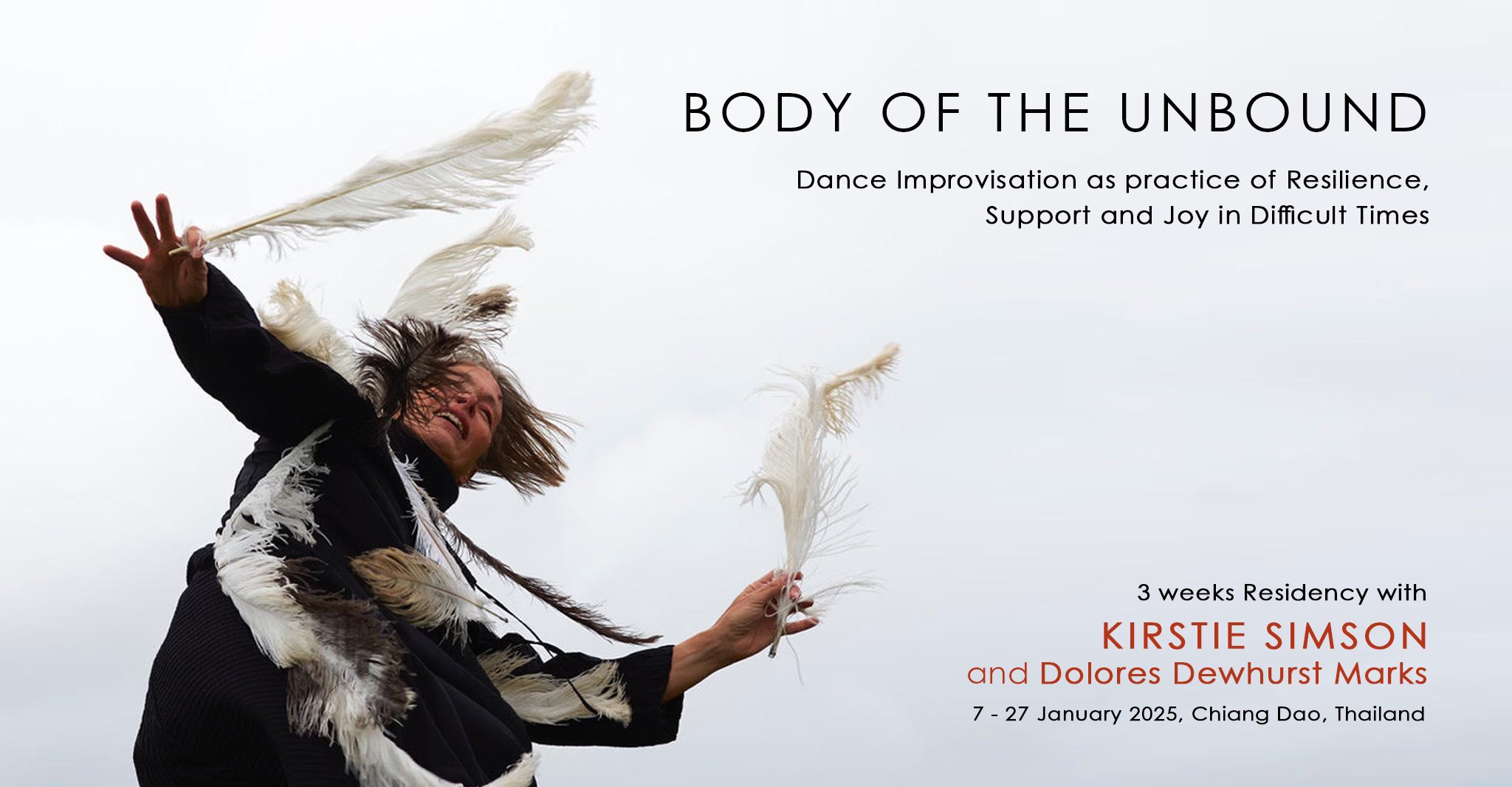 BODY OF THE UNBOUND - 3 weeks Residency with Kirstie Simson and Dolores Dewhurst-Marks, January 2025