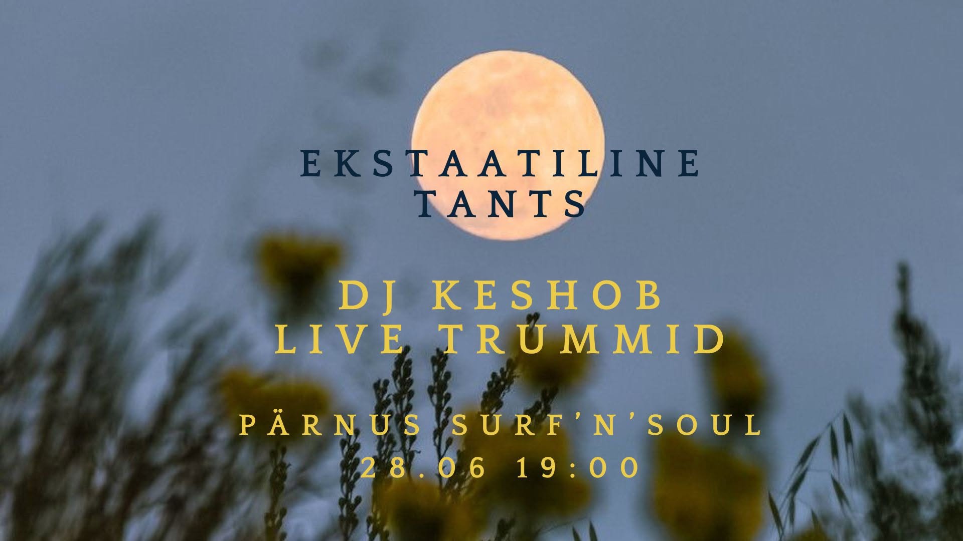 Ekstaatiline tants DJ KESHOB & live trummid