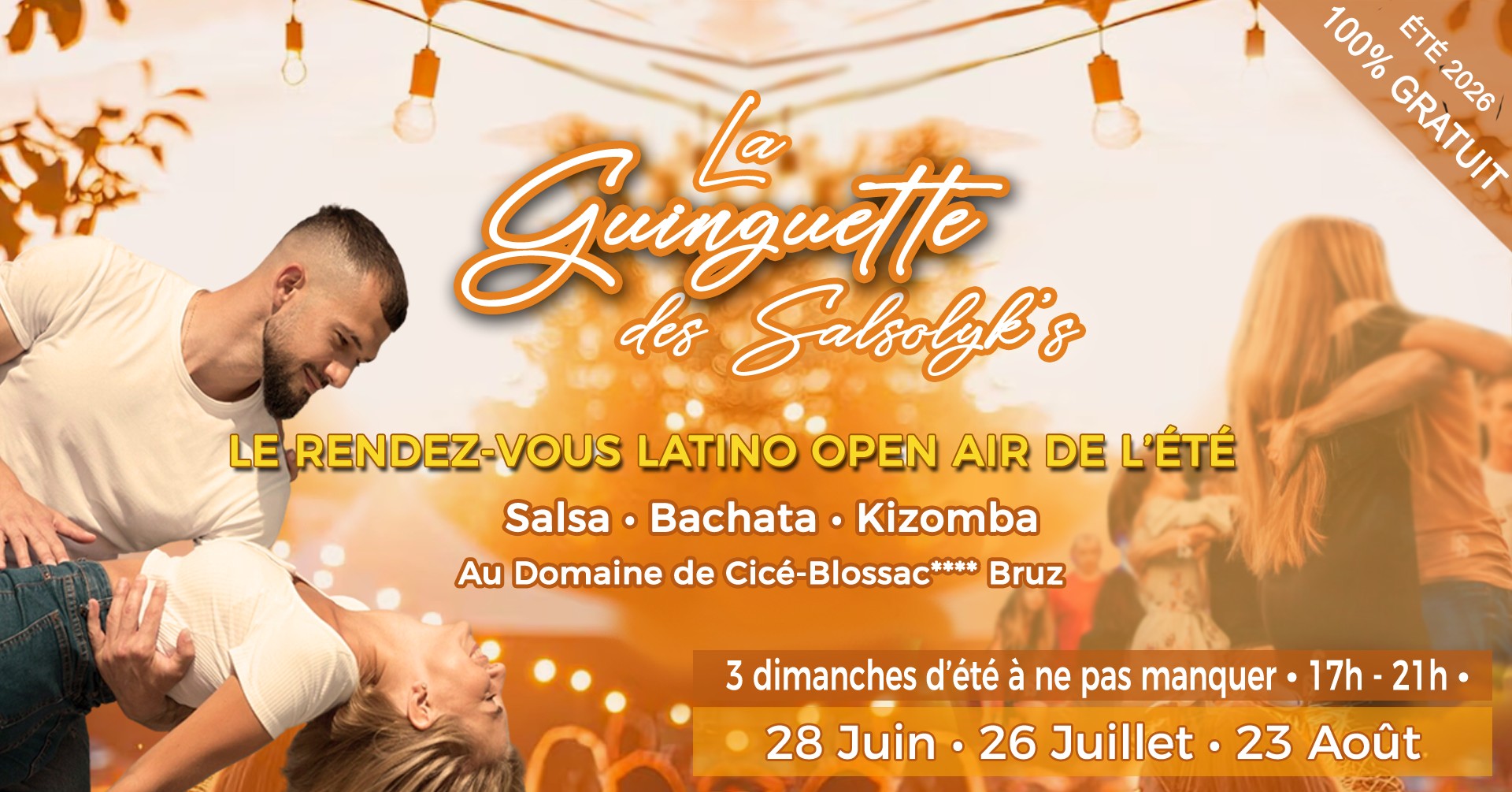 La Guinguette des Salsolyk's : Salsa, Bachata et Kizomba en plein air à Cicé-Blossac ****