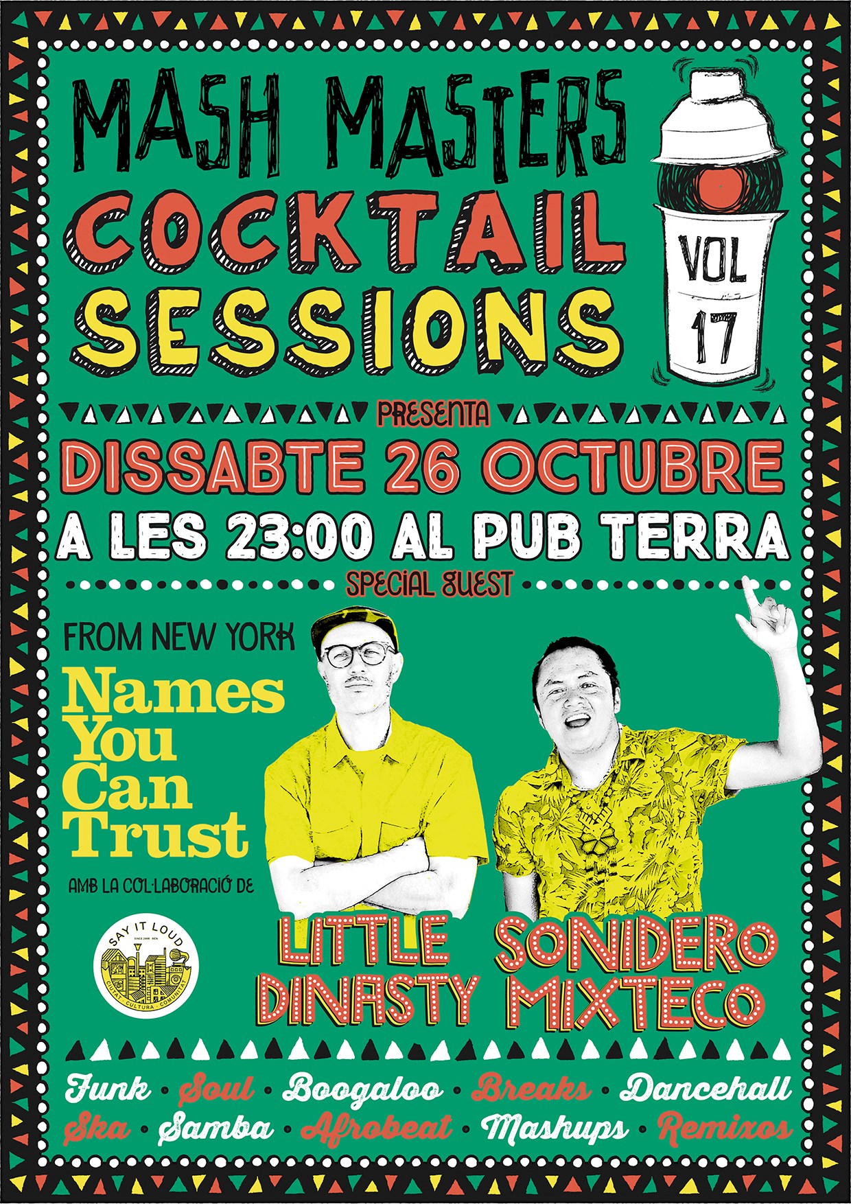 Cocktail Sessions vol 17-Names You Can Trust (NYC)+ Mash Masters
