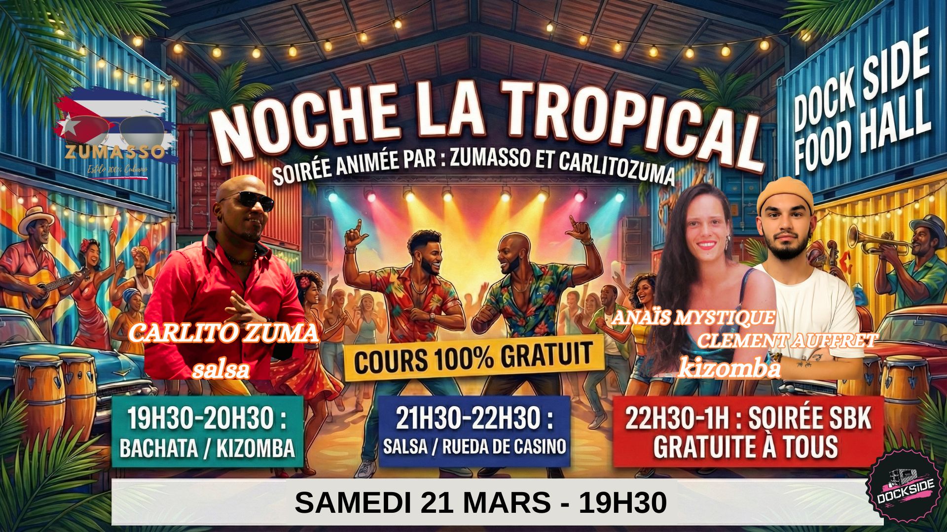 🌴 LA CHALEUR DE CUBA DÉBARQUE AU DOCK SIDE ! 🌴