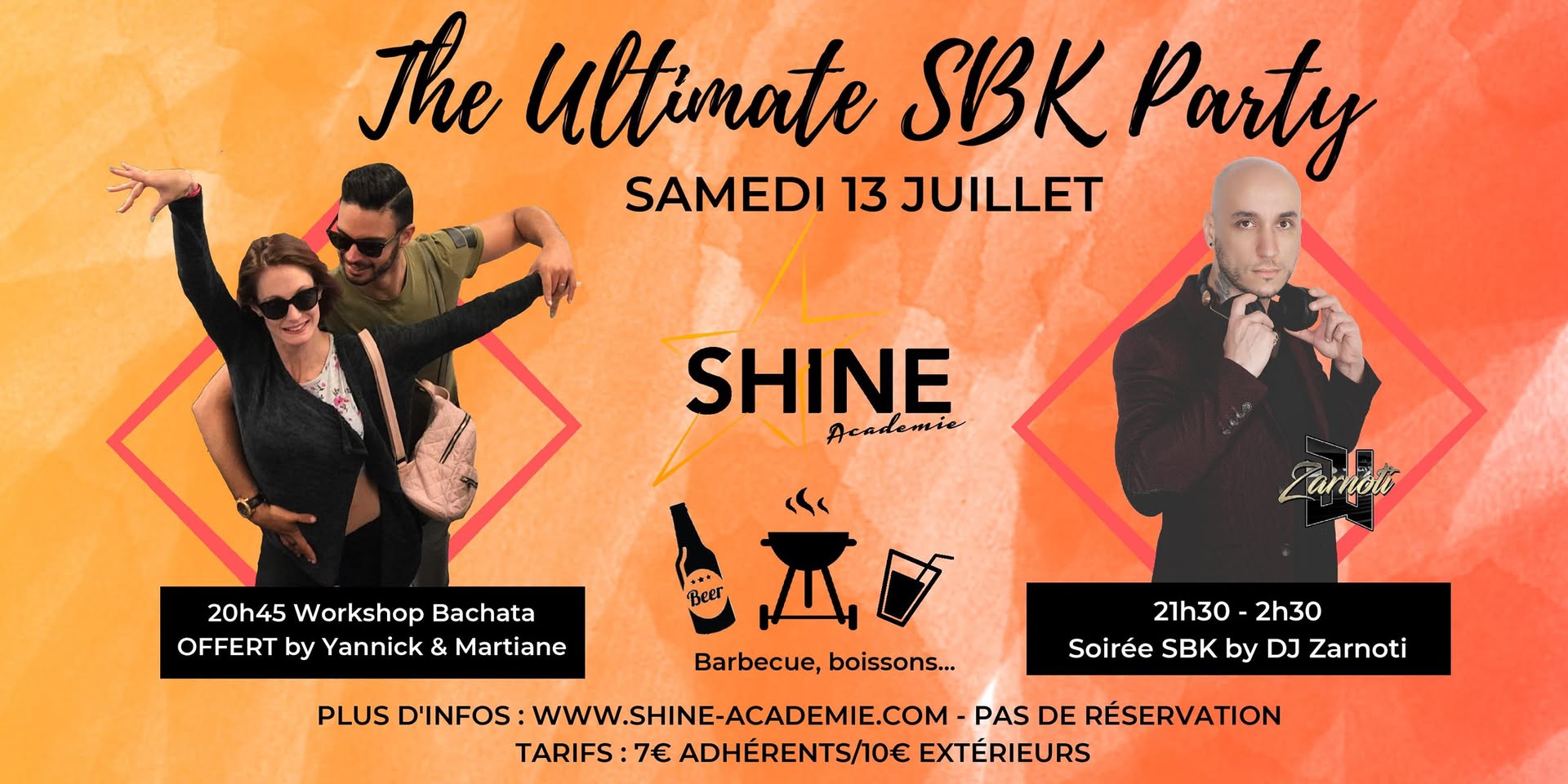 The Ultimate SBK Party - Shine Académie