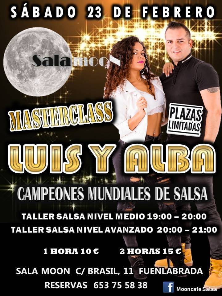 LUIS Y ALBA EN SALAMOON!!! sábado 23 Febrero