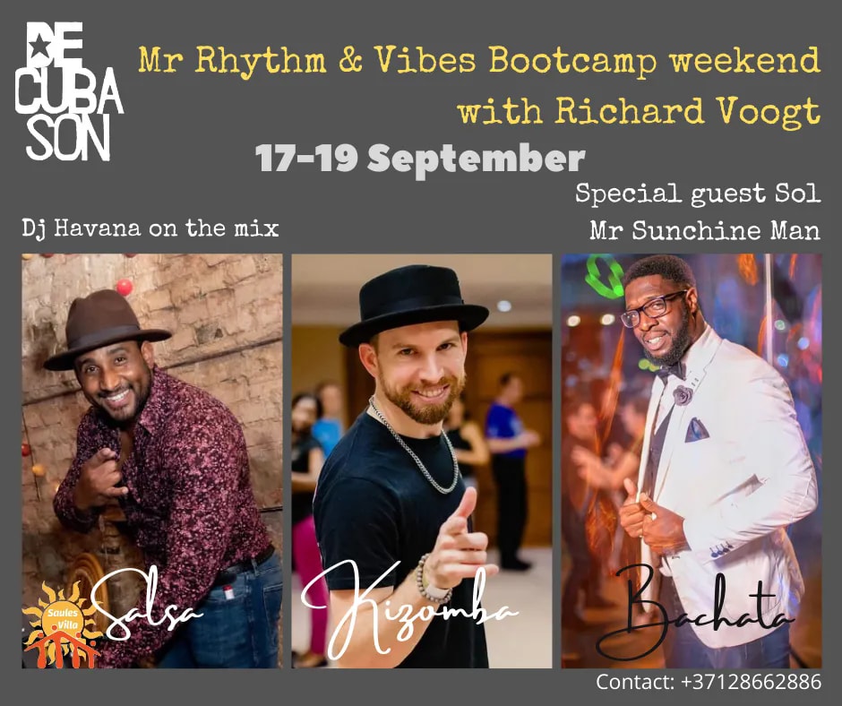 Mr Rhythm & Vibes Bootcamp weekend w Richard Voogt