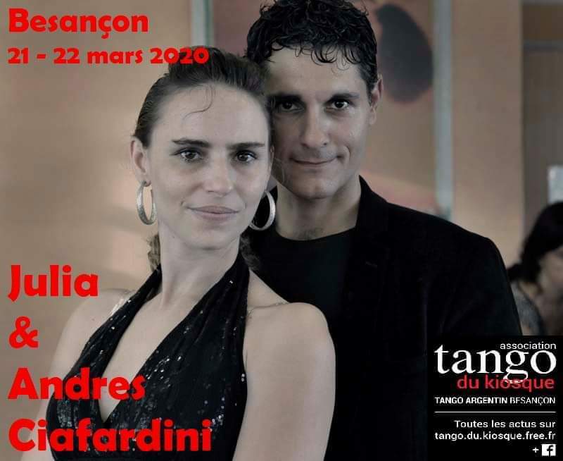 Annulation de la Milonga avec démo de Julia et Andres Ciafardini