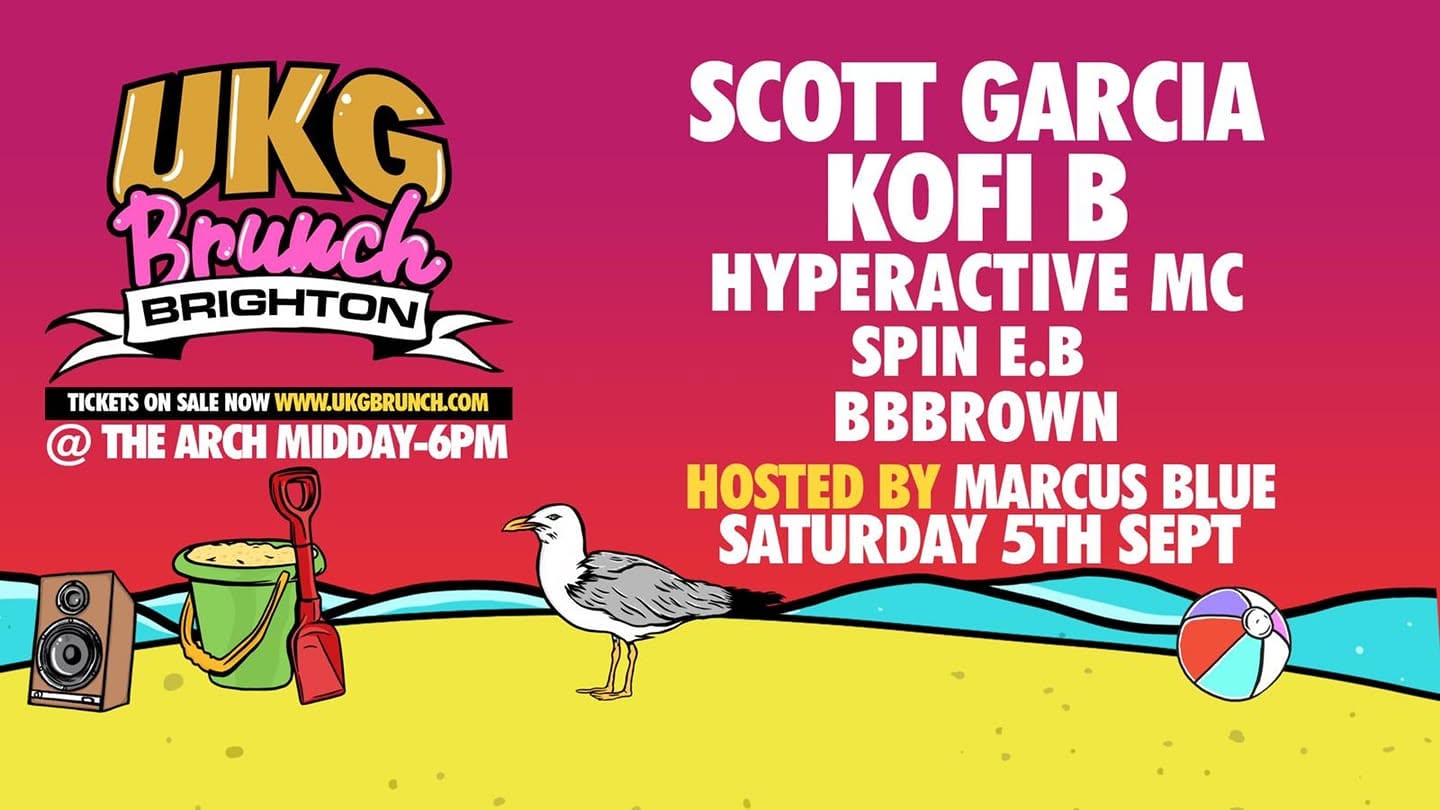 UKG Brunch Brighton - Scott Garcia, Kofi B, Hyperactive