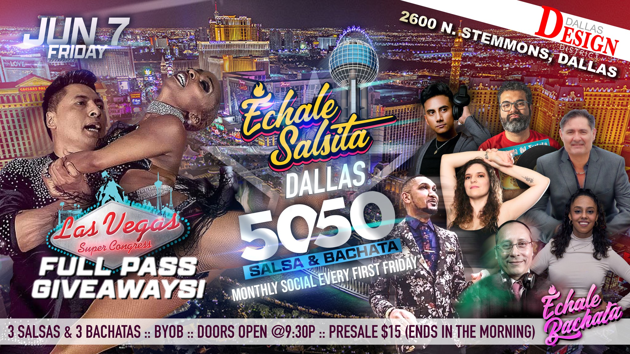 Echale Salsita Dallas ft. Jasso & Bianca from Las Vegas